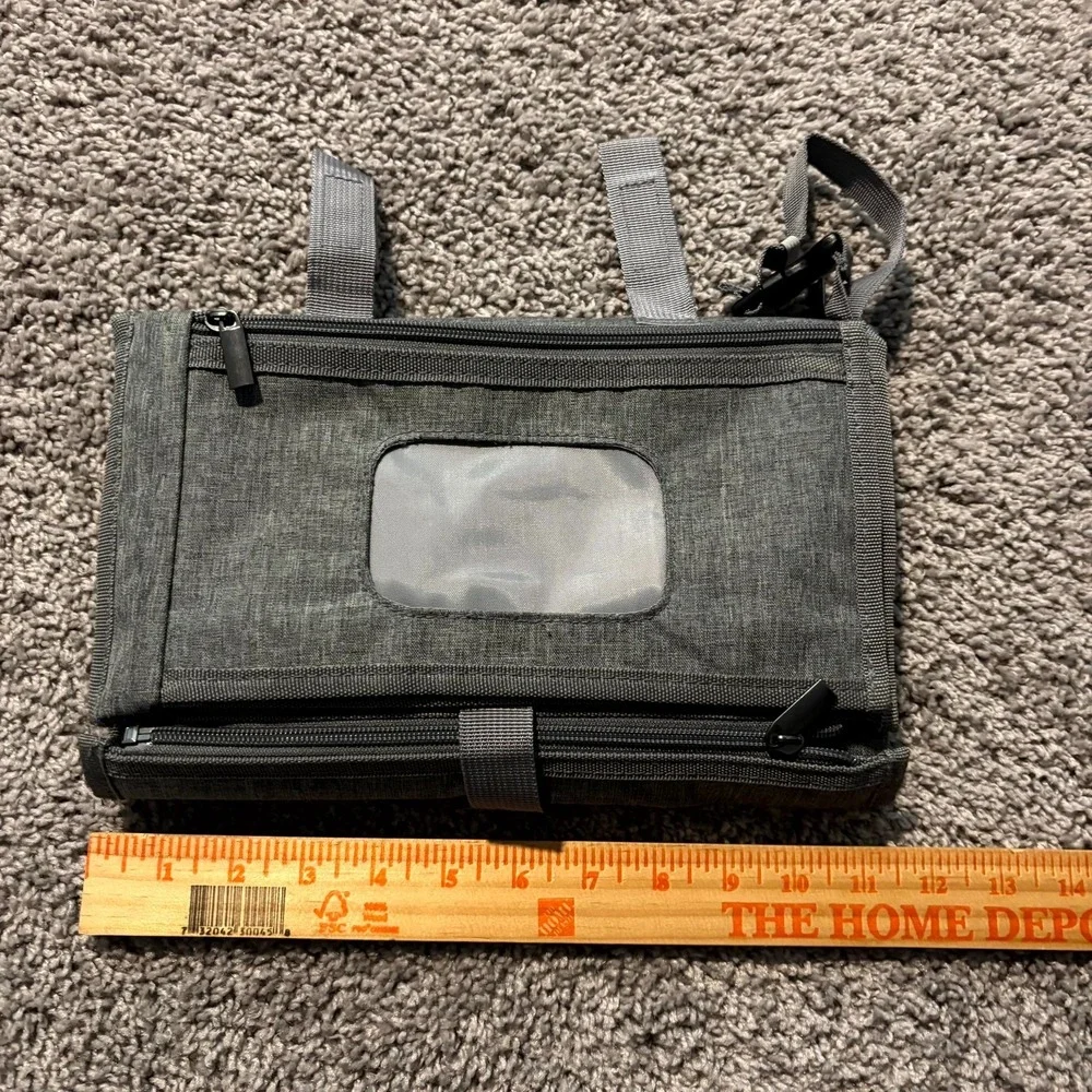 Kopi Baby Gray Hanging Diaper Organizer Travel Changing Station